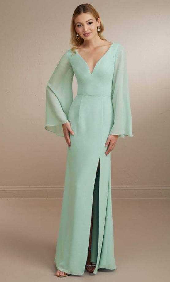 Christina Wu Celebration, Christina Wu Celebration 22164 - Flowy Bell Sleeve Evening Gown