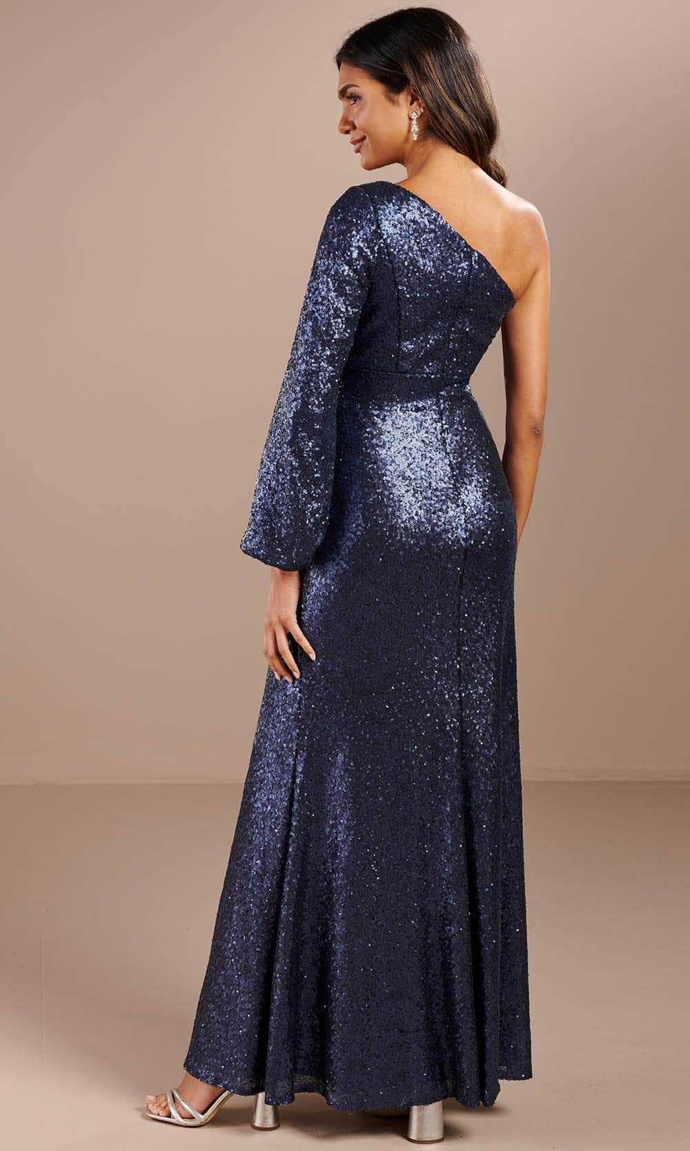 Christina Wu Celebration, Christina Wu Celebration 22197 - One-Sleeve Evening Gown