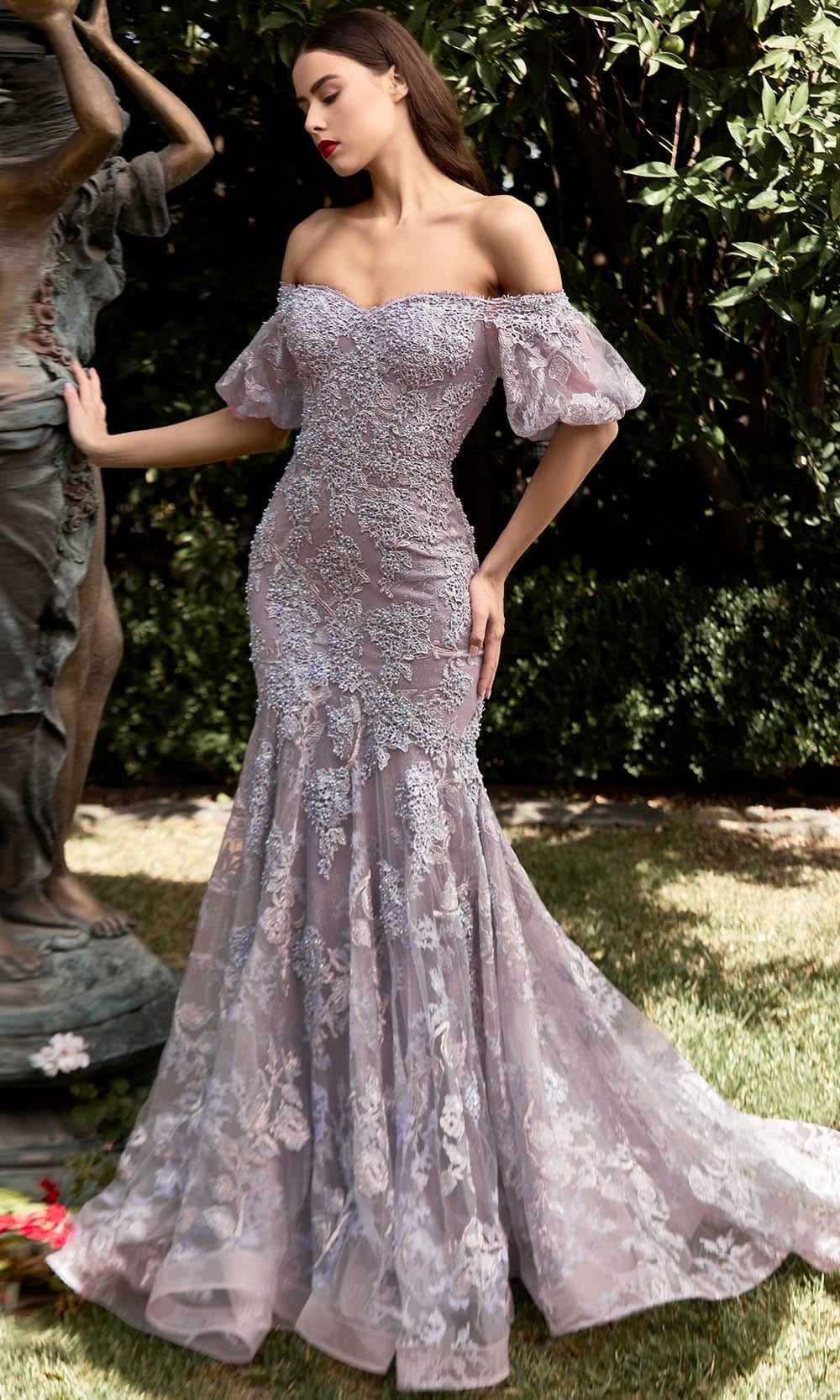 Cinderella Divine, Cinderella Divine CD959 - Fit And Flare Prom Gown