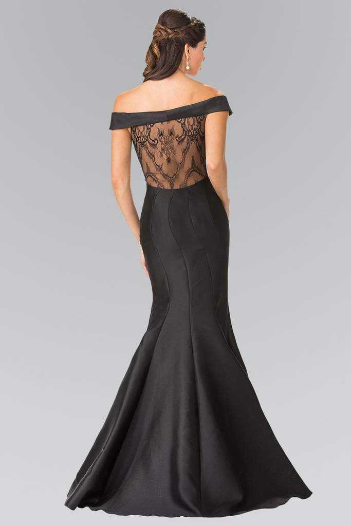 Elizabeth K, Elizabeth K - Folded Off-Shoulder Mermaid Evening Gown GL2213 - 1 pc Blush In Size M Available